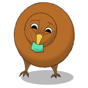 Careful Kiwi : Men's V-Neck Tee Design