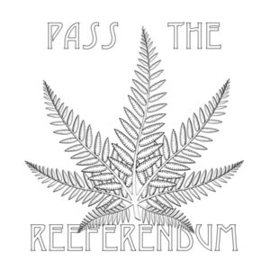 Pass The Reeferendum : Mens Organic Tee Design